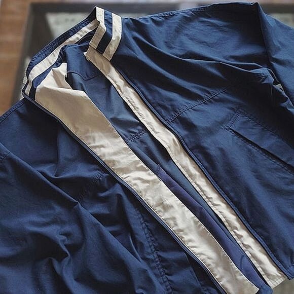 Vtg Cutter & Buck soft shell navy zip up golf windbreaker jacket - Picture 3 of 13